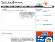 Tablet Screenshot of fitness-und-training.de